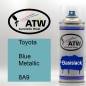 Preview: Toyota, Blue Metallic, 8A9: 400ml Sprühdose, von ATW Autoteile West.